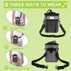 Custom Small Dog Treat Shoulder Bag Pet Training Waist Pouch Lightweight Drawstring Closure Dog Snack Sling Bag