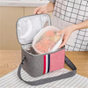 Portable Insulation Aluminium Foil Leakproof Food Storage Lunch Box Small Cooler Lunch Bag For School Office Use