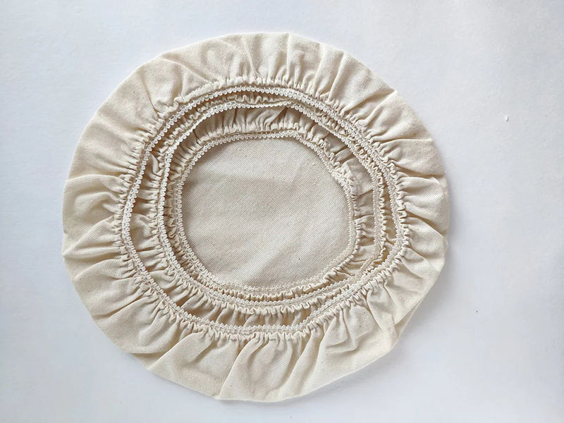 Reusable organic cotton plate serving dish cover fresh-keeping cloth cotton fabric food bowl covers