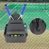 Utility Outdoor Beach Sport Bag Tennis Racket Backpack Water Resistant Paddle Bag With Independent Shoes Compartment