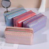 Waterproof Pu Leather Cosmetic Make Up Pouch Bag Water Resistant Travel Cosmetic Organizer for Women And Girls