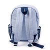 Custom Kids Seersucker School Backpack Lightweight Lovely Small Book Bag For Boys Girls