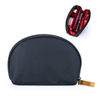 Black Makeup Bag Custom Professional Waterproof Cosmetics Pouch Nylon Makeup Bag Travel For Ladies, Women