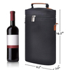 BSCI Factory Wholesale 2 Bottles Wine Cooler Bag Thermal Insulation Drinking Water Bottle Carry Belt Bag