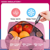 School children office thermal lunch insulation tote cooler bags insulated bag to keep food cold