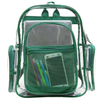 Trendy Clear PVC Day Pack Customized Daily Casual Backpack Fashion College School Student Bookbag