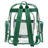 Trendy Clear PVC Day Pack Customized Daily Casual Backpack Fashion College School Student Bookbag