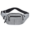 Fanny Pack Waterproof Outdoor Sports Bag Canvas Pouch Pockets Waist Bag Fanny Pouch Crossbody Male Banana Bag