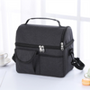 Manufacturer Customize Logo Picnic Outdoor Oxford Dual Compartment Insulation Bag Cooler Lunch Bag