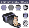 Traveling Portable Dog Carriers Carrying Shoulder Cat And Dog Travel Pet Bag Expandable Mesh
