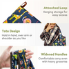 Reusable Shopping Grocery Bags Compact Heavy Duty Grocery Bags with 35lbs Weight Capacity Folding Shopping Bag