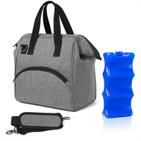 2025 Waterproof Insulated Thermal Travel Cooler Bag for Breast Milk And Bottle Set Breastmilk Cooler Bag With Ice Pack