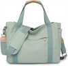 Canvas Crossbody Tote Bag for Women Laptop Work Handbag Shoulder Messenger Bag Travel