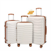 Professional Luggage Factory 3 Pcs Set Hard Luggage Fashion Travel Suitcases with Spinner Wheels