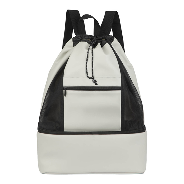 Drawstring Durable Cooler Backpack Large Capacity Portable Outdoor Food Drinks Insulated Backpack