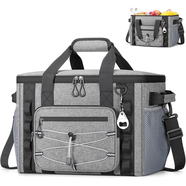 Custom Logo High Quality Portable Travel Cooler Bag 20L Polyester Insulated Cooler for Travel Picnic