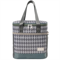 Portable Custom Cooler Bag Lunch Picnic Travel Colorful Cooler Tote Lunch Bag with Insulated Aluminum Foil