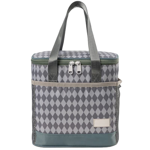 Portable Custom Cooler Bag Lunch Picnic Travel Colorful Cooler Tote Lunch Bag with Insulated Aluminum Foil