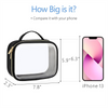 Wellpromotion Brand Hot Sell Fashion Style Water-resistant Up Brush Bag Black Make Up Bag Toiletry Bag