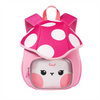 Fashion Cartoon Mushroom Backpack for 1-6 Years Old Kindergarten Students Neoprene Baby Girl's School Bag Custom Logo Wholesale