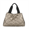 Puffer Shoulder Bag for Women Cotton Padded Tote Bag Bubble Handbag Purse Top Hand Bag
