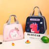 New Arrival Small Lunch Bag with Digital Pattern Portable Outdoor Food Delivery Thermal Lunch Bags for Kids School
