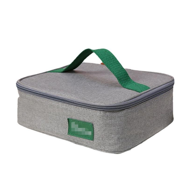 2025 Hot Sale Oxford Eco-Friendly Portable Cooler Bag Insulated Keep Warm Design 2 Persons Zipper Water Resistant Durable Food