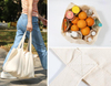 Custom Organic Cotton Canvas Eco-friendly Washable Multi-pocket Reusable Shopping Bags with Custom Logo