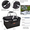 Portable Thermal Insulated Food Box Delivery Aluminum Foil Cooler Storage Outdoor Picnic Basket Cooler Bag