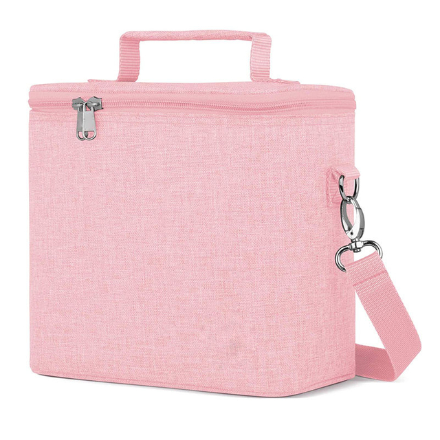 Customized Insulated Picnic Bag 6 Cans Food Insulation Lunch Bags Wholesale Cooler Thermal Bag for Women Travel