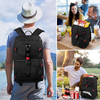 BSCI Refrigerated Backpack Insulated Bag Double Large Capacity Outdoor Camping Lunch Picnic Cooler Backpack