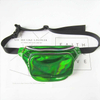 Holographic Fanny Pack Custom PVC Transparent Waterproof Laser Waist Bag Fanny Pack Ladies