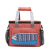 New Fish Pattern Outdoor Multi-function PEVA Waterproof Insulation Portable Bento Picnic Cooler Lunch Bag