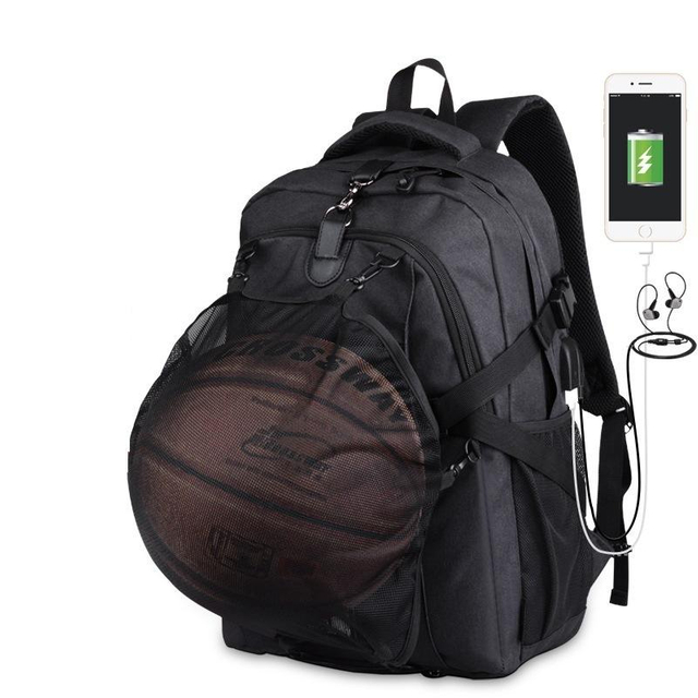 BSCI Manufacturers Amazon's New Basketball Backpack Oxford Cloth Sports Travel Hiking Laptop Backpack