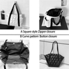 Quilted Puffer Tote Bags Women Shoulder Laptop Gym Handbag Travel Hobo Mom Puffer Bag Women Customised Tote Large