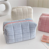 Small Makeup Bag Plush Pencil Case Multi-functional Capacity Bag Zipper Pouch Cosmetic Bag
