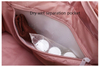 Woman travel and sports lady girls waterproof puffer bag messenger puffy duffle bag nylon quilted tote bag