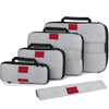 Compression Packing Cubes Travel Organizer (5) Set, Expandable Bag for Luggage