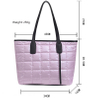 Wholesale Women Lady Shoulder Tote Handbag Puffy Fashionable Bag Quilted Tote Bag Puffy Workout Bag Puffer