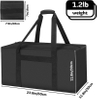 Weekender Overnight Zipper Tote Luggage Bag Water Resistant Foldable Large Travel Sports Gym Dufle Bag with Trolley Sleeve