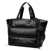 Winter Large Capacity Trendy Lightweight Travel Handbag Quilted Puffy Down Gym Bag