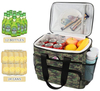 Camouflage Hiking Hunting Camping Fishing Waterproof Insulated Cooler Bag Food Beer Cans Thermal Ice Cooler Bag