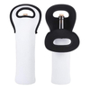 Cheap price factory price manufacturer white customized neoprene bottle sleeve insulated cooler wine bottle bag