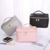 Promotional New Wholesale Waterproof Durable High Quality Premium Customizable Designer Pu Leather Cosmetic Makeup Bag