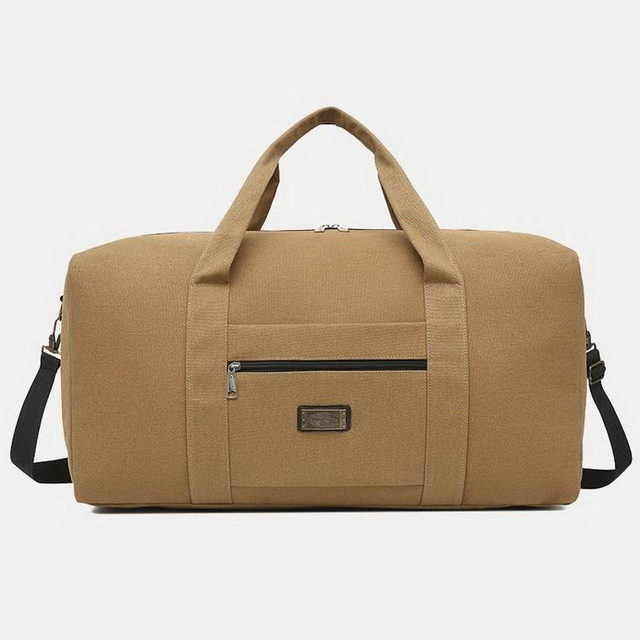 Competitive Factory Price Mens Weekender Customized Logo Garment Wholesale Cotton Cloth Canvas Duffel Bags Duffle Gym Tote Bag