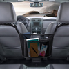 Durable Recyclable Car Back Seat Storage Accessories Organizer Mesh Pocket Snack Drink Car Seat Back Organizer Ipad Holder