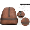 Water Resistant Lining Portable PU Leather Cosmetic Toiletries Dopp Kits Bag Man Accessories Make Up Pouch Cosmetic Bag