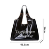 Fashion PVC shoulder handbag waterproof Beach Clear Tote Shopping Bags for Women