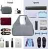 Portable Yoga Shoulder Tote Duffel Sport Bag With Shoe Compartment Yoga Mat Holder Carry Bag