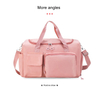 Custom Logo Travel Weekend Gym Bag Shoe Compartment Sport Fitness Duffel Bag for Men Women